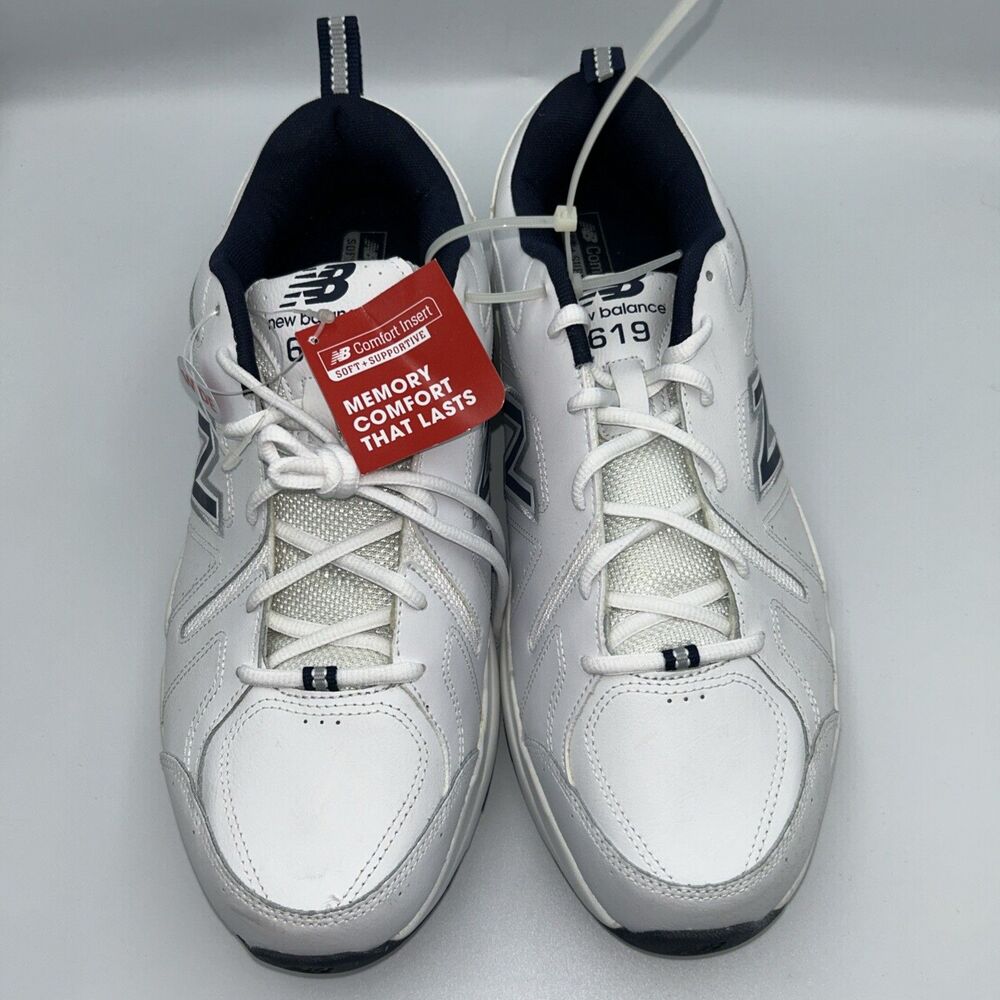 New Balance MX619WN2 Men's White Training Sneakers 4E Wide Comfort- Sz 13 4E NWT